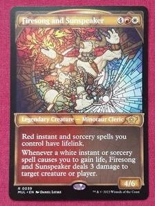 Magic The Gathering MULTIVERSE LEGENDS FIRESONG AND SUNSPEAKER card MTG - Picture 1 of 2