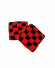 Zac's Alter Ego® Pair Of Checkered Sweatbands / Wristbands