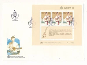 D403632 Portugal Madeira FDC Europa CEPT 1985 Music Year - Picture 1 of 1