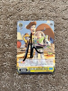 TIM ALLEN SIGNED TOY STORY CARD BUZZ LIGHTYEAR PIXAR AUTOGRAPH WEISS SCHWARZ