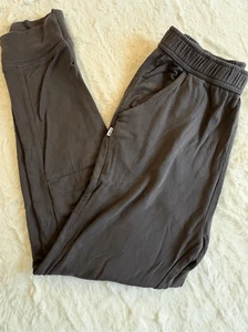 Little Sleepies Charcoal Joggers Size 8 - Picture 1 of 6