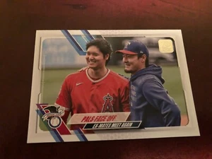 2021 Topps update Pals Face off Ex-mates meet again Shohei Ohtani Kohei Arihara - Picture 1 of 2