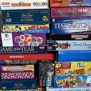 15 Board Games Bundle Joblot Game Christmas Rainy Day Social Activity Party Fun - Picture 1 of 18