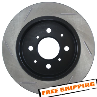 StopTech Sport Slotted 1-Piece Rear Brake Rotor for 92-00 Honda Civic - Image 1 of 4