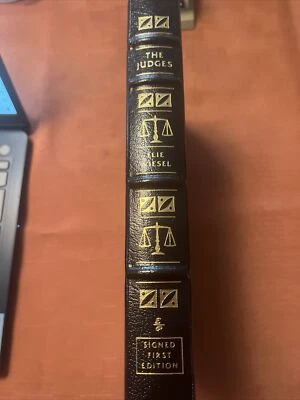 The Judges, Elie Wiesel, Easton Press, Signed First Edition - Image 1 of 4