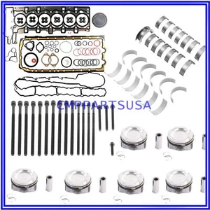 Kit de juntas de motor / pistón / cojinete / perno de cabeza para BMW X6 Z4 335i E90 N54 3.0 - Imagen 1 de 8