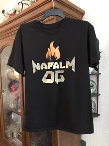 Rare! Vintage Napalm OG Black T Shirt Size L Unisex - Picture 1 of 3