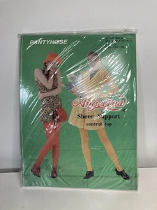 Vintage Angelina Sheer PantyHose  Support One Size 100-160 lbs Style 9800 NOS - Picture 1 of 8
