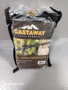 (2 pack) Castaway Travel Hammocks Universal Hammock Hanging System 450 lb Limit - Picture 1 of 3