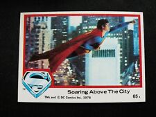 1978 Topps Superman Card # 65 Soaring Above The City (EX)
