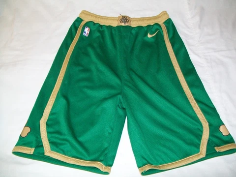 Nike NBA Boston Celtics City Edition Swingman Performance Basketball Shorts YTH Cover
