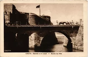 Spagna vecchia cartolina Ponte di Ceuta alla città (434) - Foto 1 di 2