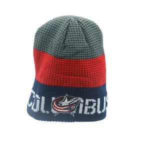 Columbus Blue Jackets NHL Reebok Youth Boys (8-20) Knit Winter Beanie New Tags - Picture 1 of 2