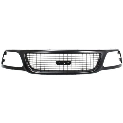 New Front Grille Assembly Fits For 1999-2002 Ford Expedition Painted Gray Plasti Foto 1 de 4