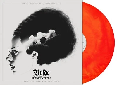 The Bride of Frankenstein (1935) Red & Yellow Hand Pour Colored Vinyl LP Record Foto 1 de 2