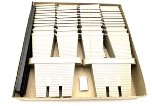 Atlas HO 47 Piece Pier Set 46 Piers Plus Center Girder Original Box - Picture 1 of 5