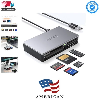 SmartMedia Card Reader Writer All-in-1 USB Universal Multi Card Adapter Slim ... - Image 1 of 4