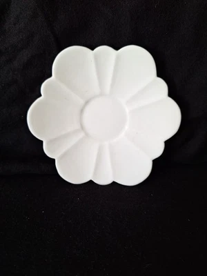 WILEMAN 5" BLANCO MARGARITA TAZA DE TÉ PLATILLO Foto 1 de 4