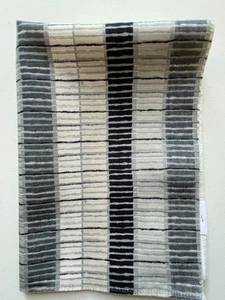 Lee Jofa Kelly Wearstler  Atoll Beach Charcoal Fabric Remnant 18"x25" - Picture 1 of 2