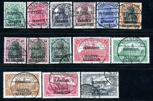 Stamps Allenstein, Scott # 1-14 used, complete set - Picture 1 of 1