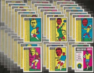 ANGLO-FULL SET- WORLD CUP 1970 FOOTBALL (L48 CARDS) PELE - ALL SCANNED - Picture 1 of 17