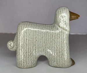 Vintage Lisa Larson Afghan Hound Hund Figur Keramik 4,5” x 3,75” Schweden - Bild 1 von 10
