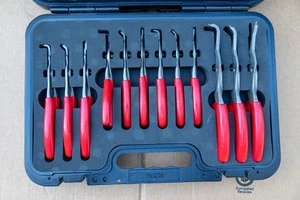 Snap-On 12pc Snap Ring Plier Set Red SRPCR112 - Bild 1 von 5