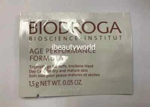 6pcs x Biodroga Age Performance Formula Day Care Dry & Mature Skin 1.5g Sample - Picture 1 of 1