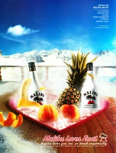 MALIBU RUM AD #11 RARE 2000 OUT OF PRINT VINTAGE - Picture 1 of 2