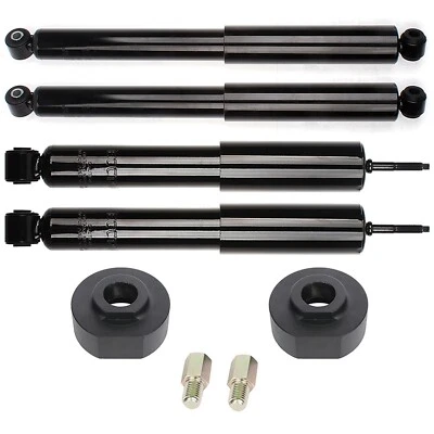 For 1985-1996 Ford F-150 2WD 2" Front Leveling Kit Full Set Shocks Struts Foto 1 de 4