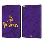 OFFICIAL NFL MINNESOTA VIKINGS GRAPHICS LEATHER BOOK WALLET CASE FOR APPLE iPAD