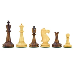 Piezas de ajedrez Blackmore Series Sheesham y boj de 4 pulgadas - Imagen 1 de 8