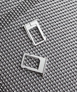 pack of 2 sim holder tray apple iphone 5s / se silver original SKU#3280 - Picture 1 of 1