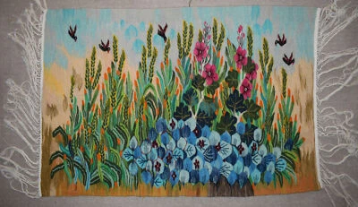 Tapiz egipcia para colgar en la pared - 3,5 pies - tejida a mano arte popular - decoración del hogar alfombra Kilim Foto 1 de 4