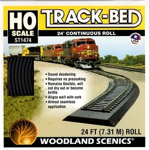 HO Scale Woodland Scenics ST1474 Track-Bed 24' Continuous Roll - Picture 1 of 1