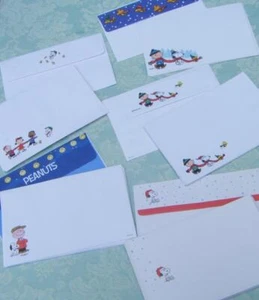 Peanuts Gang Decorative Envelopes Lot of 45 Christmas Themed Unused 5.5"x8" (218 - Picture 1 of 1