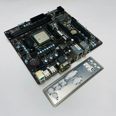 MSI A88XM-P33 V2 FM2b USB 3.0 VGA DVI Motherboard + AMD A8-7600 Series CPU & BP - Image 1 of 4