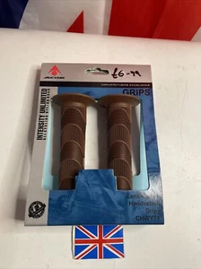 New Open End Flanged BMX MTB Handlebar Grips Cho Scent Push On Bar Ends 128mm - Picture 1 of 6