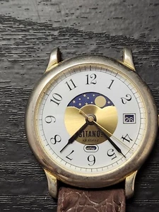 Vintage Gitano Moonphase Watch FOR REPAIR OR PARTS - Picture 1 of 3