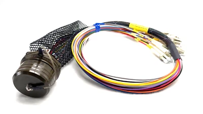 Receptáculo de fibra AMPHENOL MILSPEC TFOCA-III FS5H8000 24 12x dúplex LC Foto 1 de 4