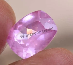 8.55 Ct Natural Pink Kunzite Cushion VVS Stunning AGL Certified Loose Gemstone - Picture 1 of 5