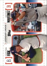 2010 Topps Baseball Legendary Lineage #LL33 Carlton Fisk/Martinez