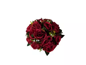 BLOSMON Flower Balls Wedding Rose Centerpieces 10 Pcs Fake Flowers With Base - Picture 1 of 9