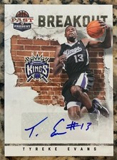 2011-12 Panini Past and Present Breakout Autographs #8 Tyreke Evans