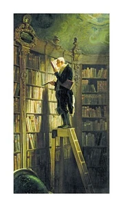 Carl Spitzweg Bookworm Giclee Canvas Print Various Sizes - Imagen 1 de 1