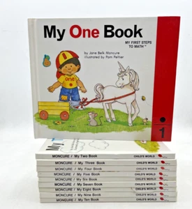 My First Steps To Math Books 1-10 - By Jane Belk Moncure Hardcover Book Set - Picture 1 of 13