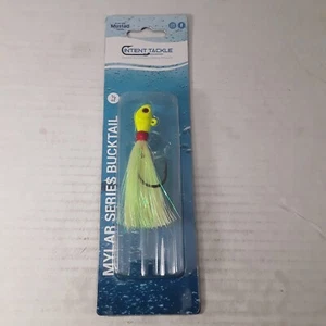 Intent Tackle Nylar Series Bucktail Jig Chartreuse 1/2oz Saltwater Fishing Lure - Picture 1 of 4