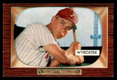 1955 Bowman Baseball #237 Johnny Wyrostek EX *j1 - Image 1 of 2