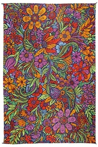 3D FLOR EXUBERANTE-30 X 45 O 60 X 90 TAPIZ- W / GAFAS Agradecido - Imagen 1 de 1
