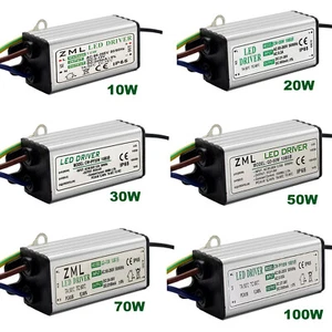 LED Driver Alimentatore Trasformatore 240V IMPERMEABILE IP67 CORRENTE COSTANTE - Picture 1 of 13